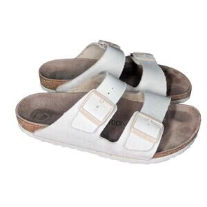 Birkenstocks Sandals Arizona Vegan Eggshell Size  41
